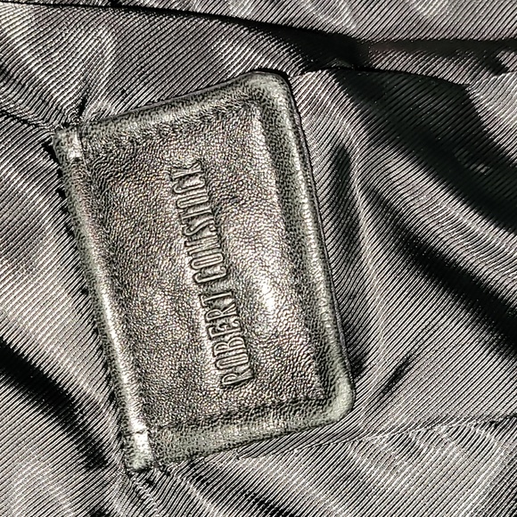 Vintage. 90s. Robert Comstock. Heavy leather bomber jacket. Men's size 44 Large - Picture 16 of 16